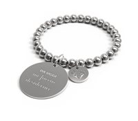 Bracciale 10 Buoni Propositi Donna in Acciaio DA OGGI MI FACCIO DESIDERARE